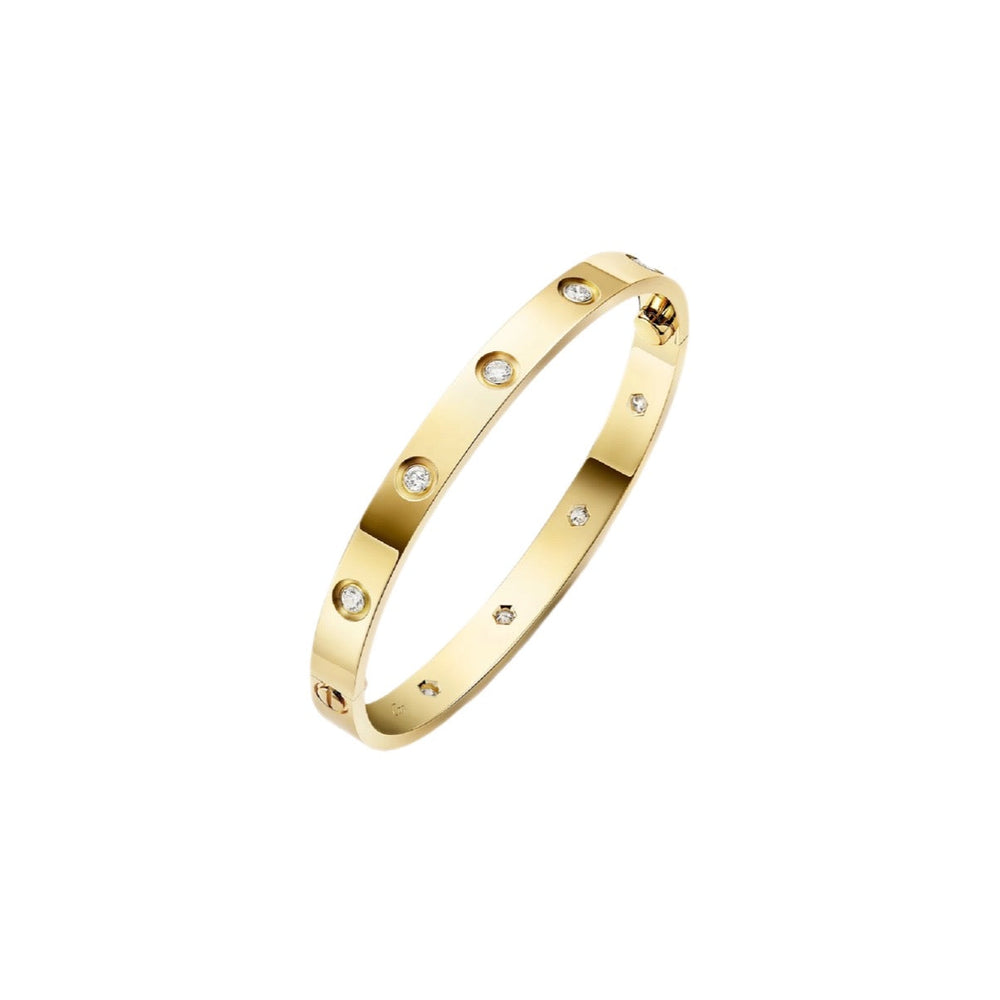 PULSERA LOVE GOLD CON ZIRCONIAS