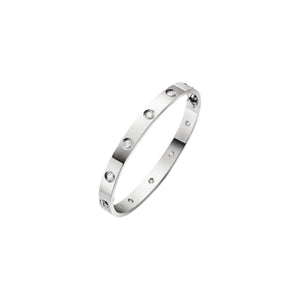PULSERA LOVE CON ZIRCONIAS SILVER