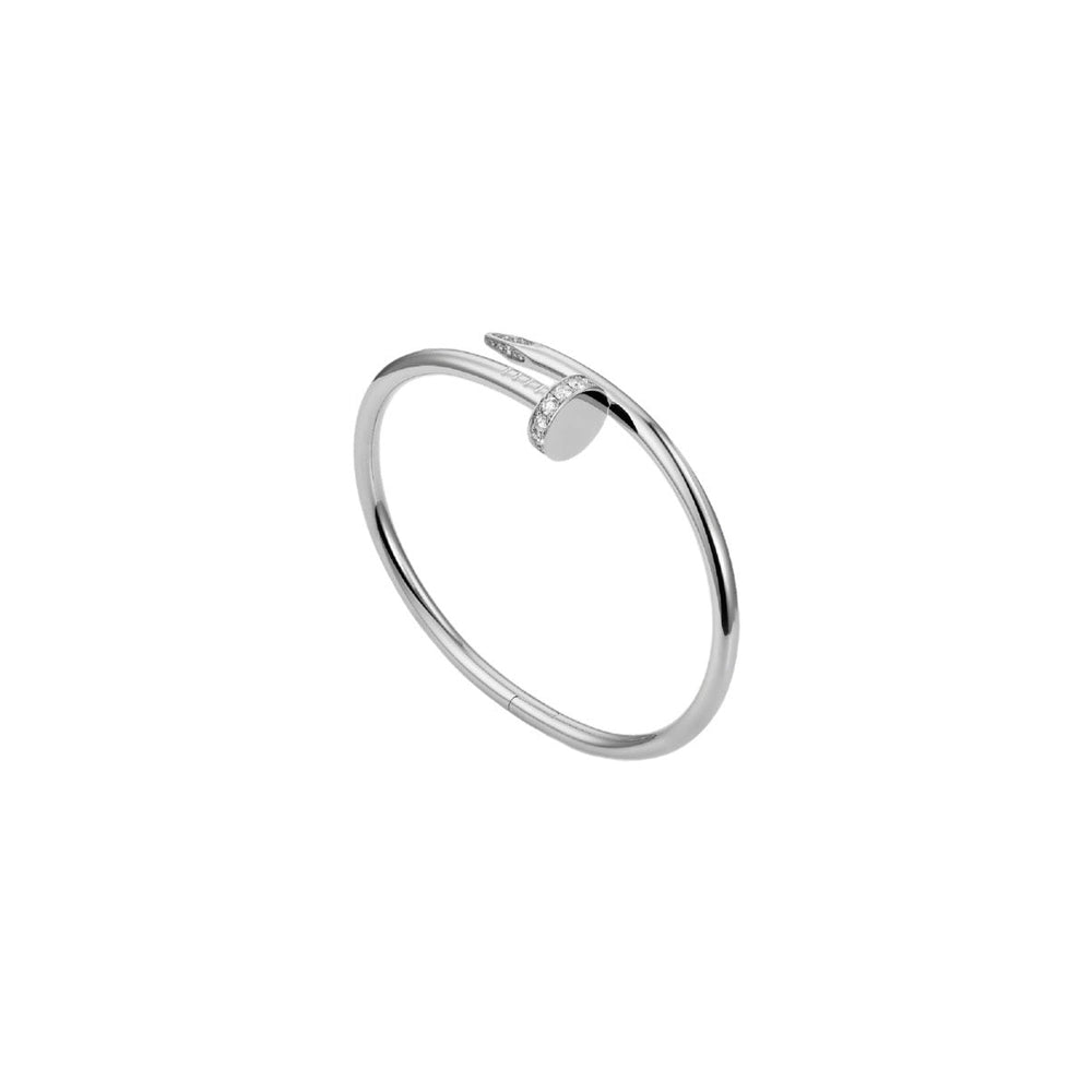 PULSERA CLAVO JUSTE UN CLOU ZIRCONIA SILVER