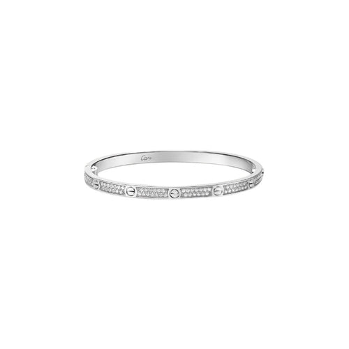PULSERA LOVE DELGADA SILVER CON MICRO ZIRCONIAS