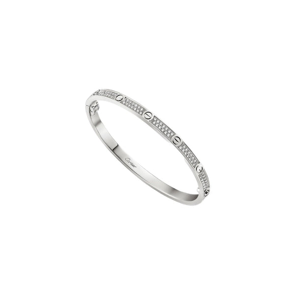 PULSERA LOVE DELGADA SILVER CON MICRO ZIRCONIAS