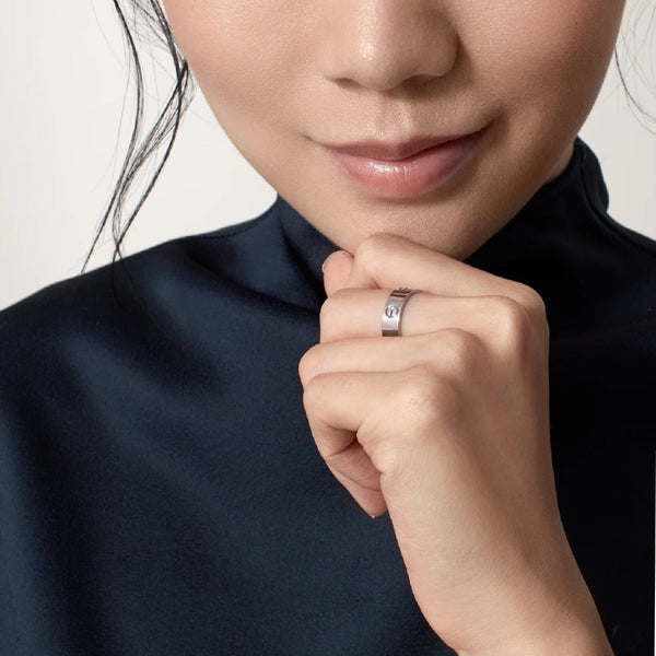 ANILLO LOVE SILVER ANCHO