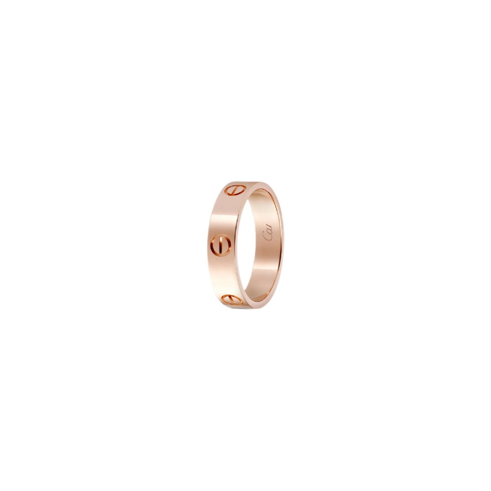 ANILLO LOVE ROSE GOLD ANCHO