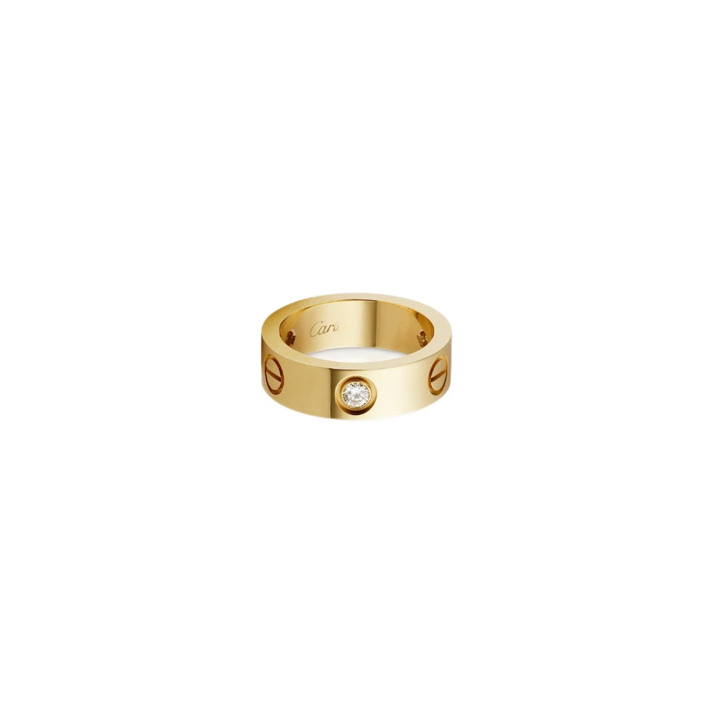 ANILLO LOVE GOLD ANCHO CON ZIRCONIA