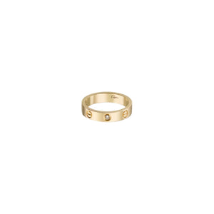 ANILLO LOVE CON ZIRCONIA GOLD