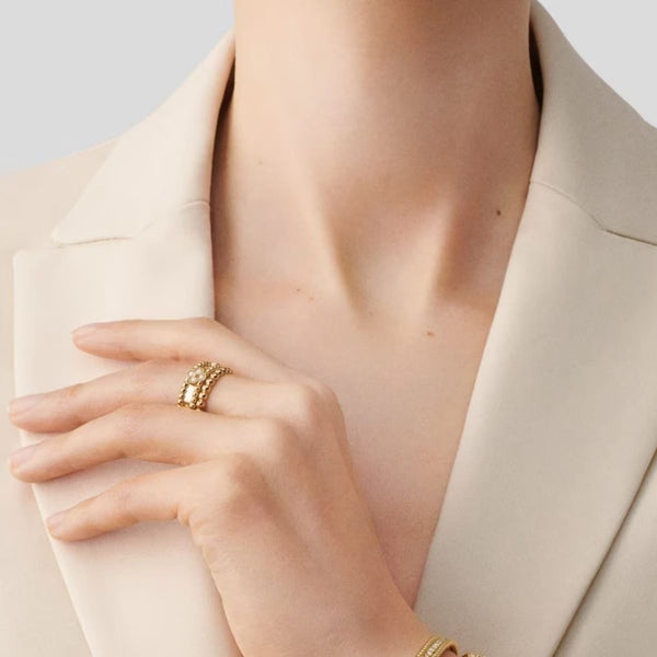 ANILLO PERLEE GOLD