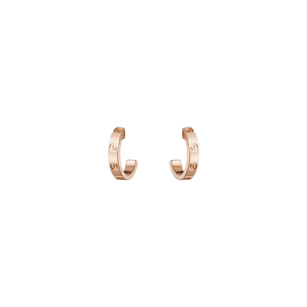 ARETES LOVE ROSE GOLD