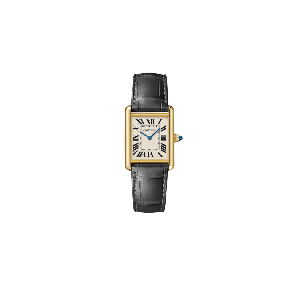 RELOJ TANK CR BLACK GOLD