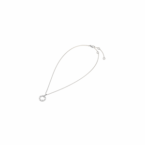 COLLAR BV SILVER GRABADO CON ZIRCONIA