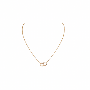 COLLAR LOVE ROSEGOLD CON ZIRCONIA