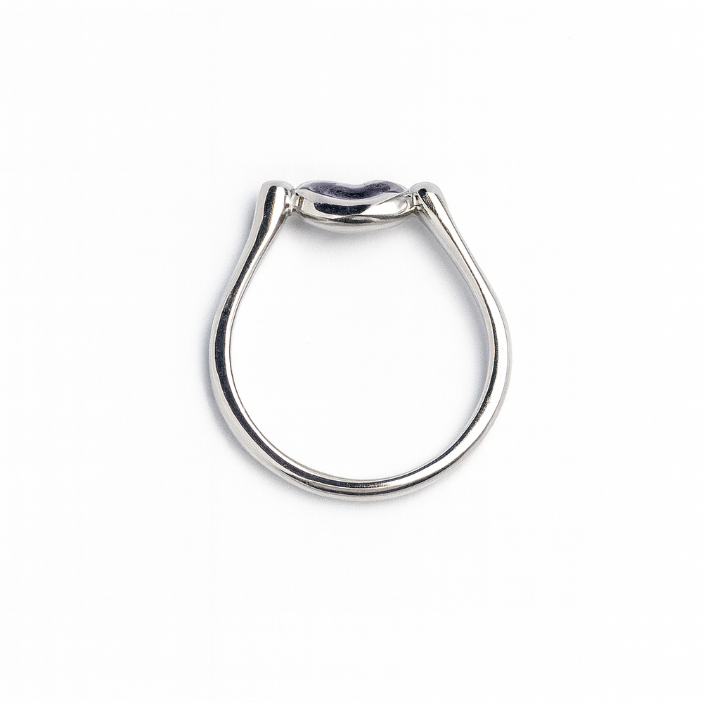 ANILLO MINI BEAN T SILVER
