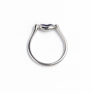 ANILLO MINI BEAN T SILVER