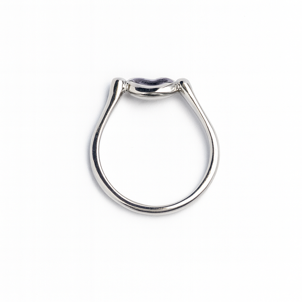 ANILLO MINI BEAN T SILVER