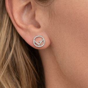 ARETES F SILVER ZIRCONIAS