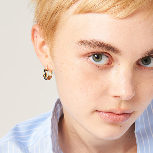 ARRACADAS MM GOLD-BLACK