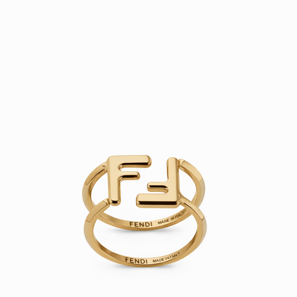 ANILLO F DOBLE GOLD