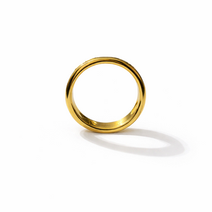 ANILLO F GOLD ZIRCONIAS