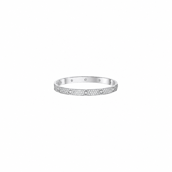 PULSERA LOVE SILVER CON MICROZIRCONIAS Y ZIRCONIAS