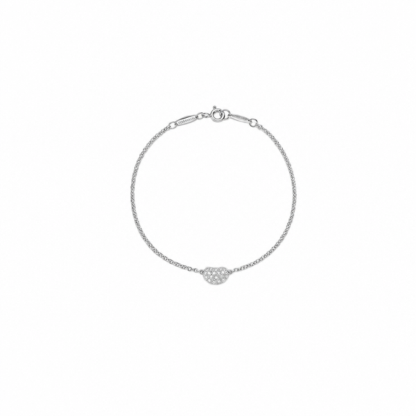 PULSERA T BEAN SILVER ZIRCONIAS