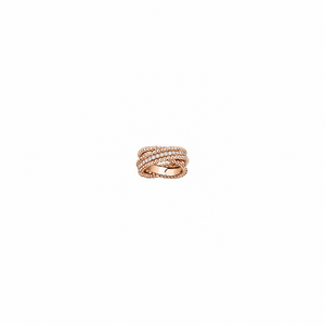 ANILLO VF PERLÉE DUO ROSE GOLD