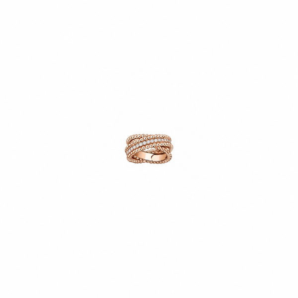 ANILLO VF PERLÉE DUO ROSE GOLD