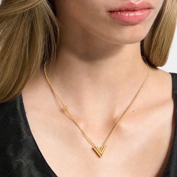COLLAR LV V GOLD