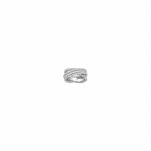 ANILLO VF PERLÉE DUO SILVER