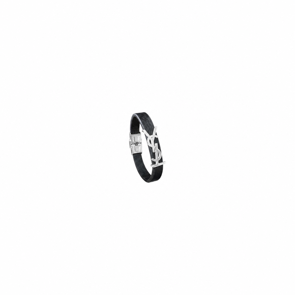 PULSERA YSL GRABADO SILVER