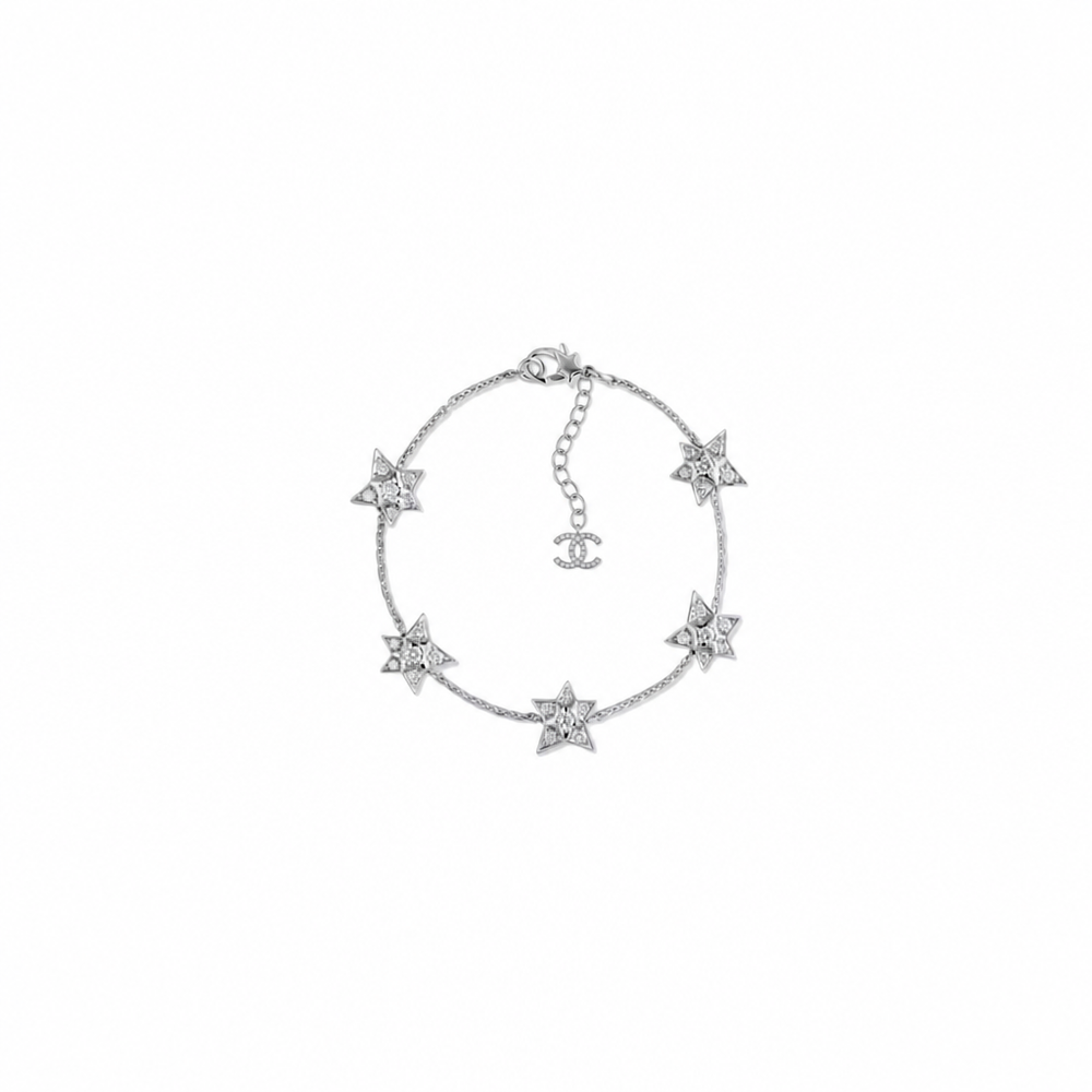 PULSERA CC COMETE GEODE SILVER
