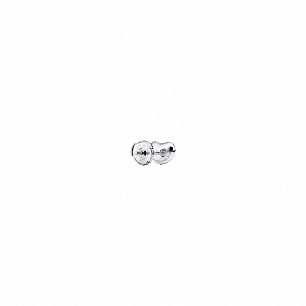 ARETES T BEAN SILVER ZIRCONIAS