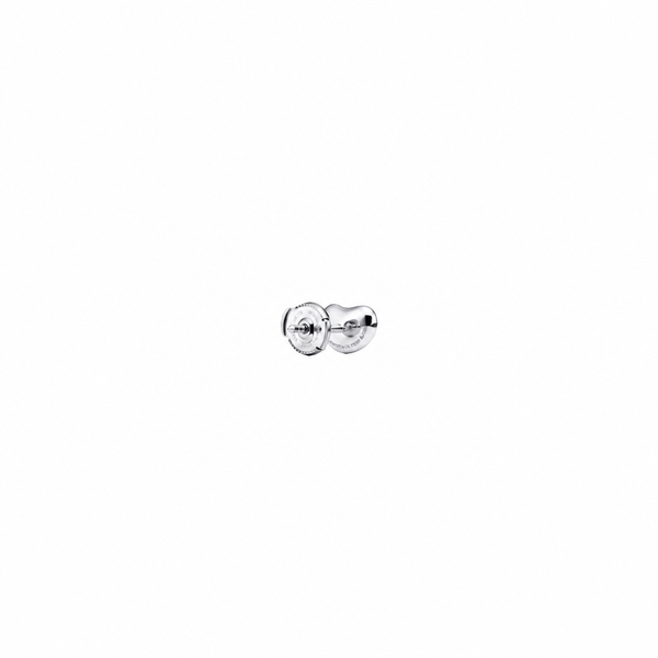 ARETES T BEAN SILVER ZIRCONIAS