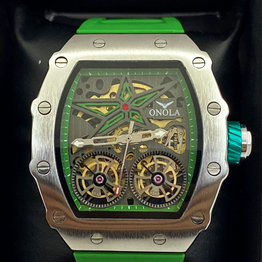 RELOJ HOLLOW FULL GREEN