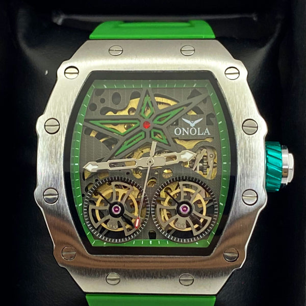 RELOJ HOLLOW FULL GREEN