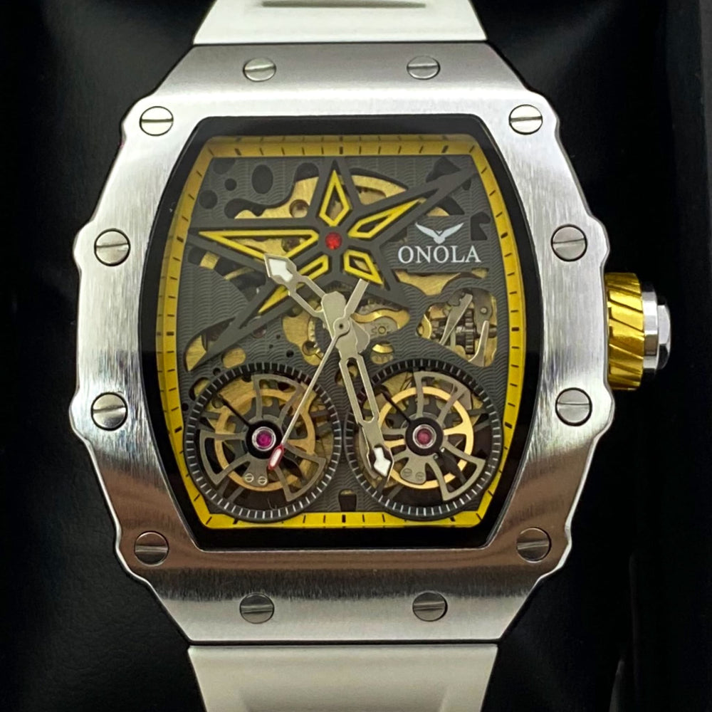 RELOJ HOLLOW FULL SILVER-WHITE