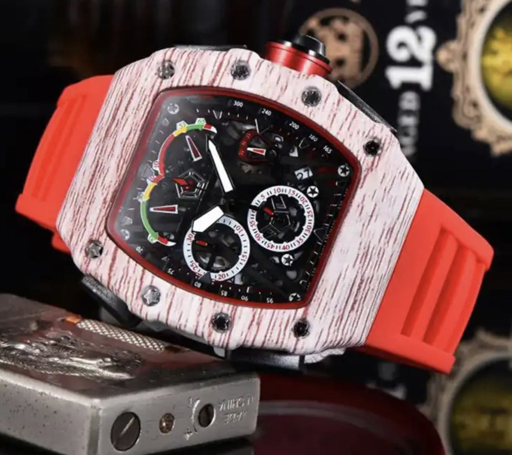 RELOJ SPEEDOMETER WATCH RED-RED STRIPES