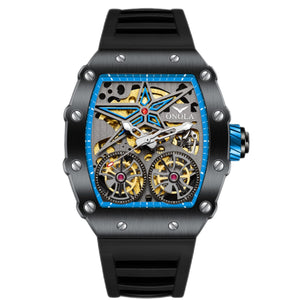 RELOJ HOLLOW FULL BLACK-BLUE
