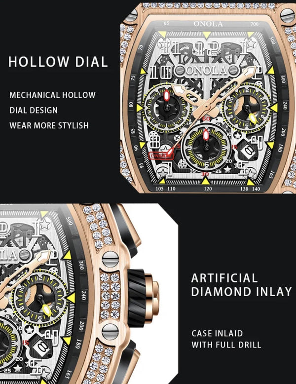 RELOJ DIAMOND SPEED BLACK-RED