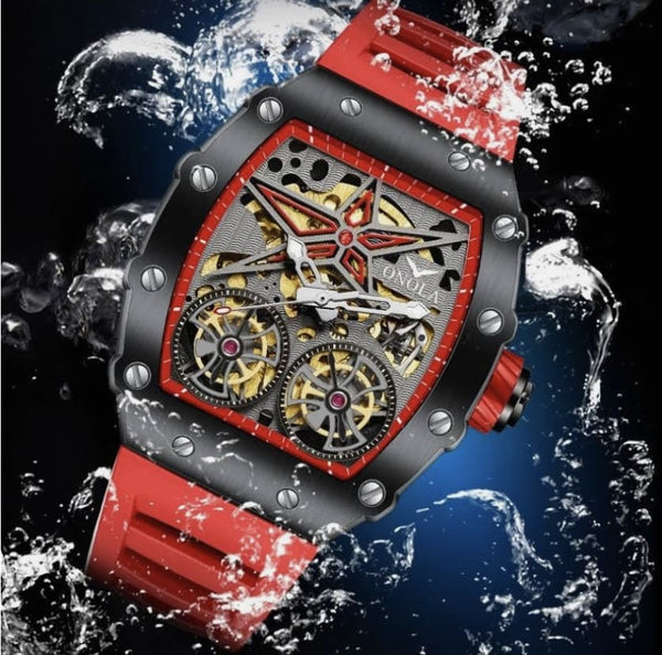 RELOJ HOLLOW FULL BLACK-BLUE