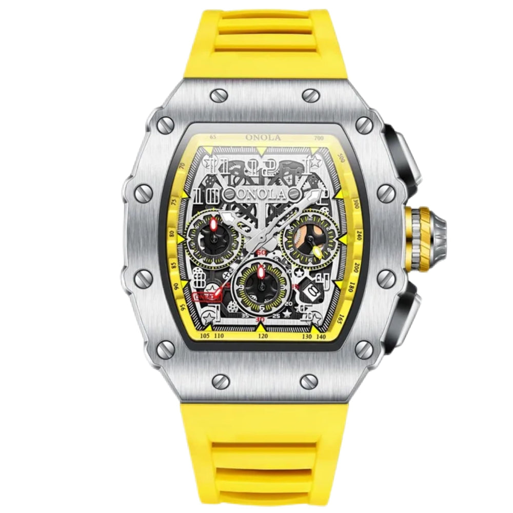 RELOJ FLYBACK CR-SERIES YELLOW