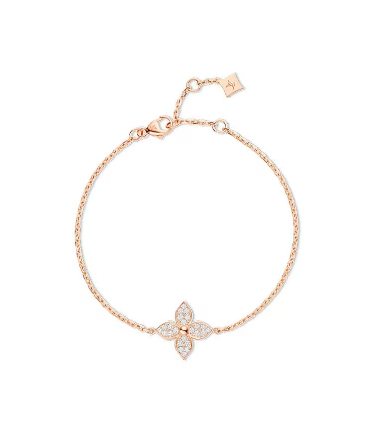 PULSERA LV BLOSSOM ROSEGOLD ZIRCONIAS