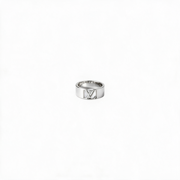 ANILLO LV SIGNATURE SILVER