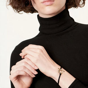 PULSERA DE TELA BLACK ELSA PERETTI