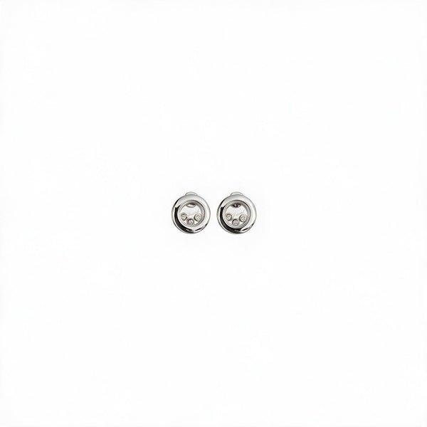 ARETES CHOP HAPPY DIAMONDS SILVER