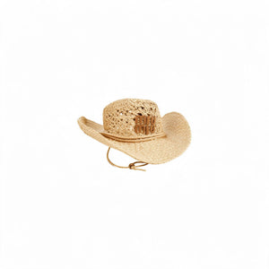 SOMBRERO MM BEACH RAFFIA CAQUI