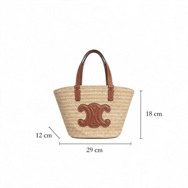 BOLSO C CABAS PANIER BROWN