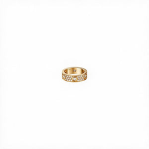ANILLO LOVE GOLD CON MICROZIRCONIAS Y ZIRCONIAS