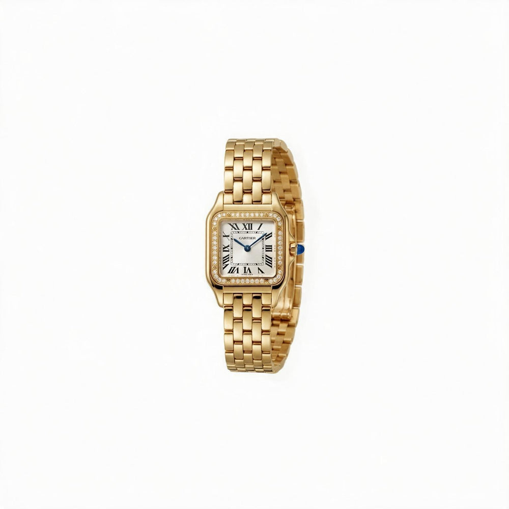 RELOJ PANTHERE GOLD ZIRCONIA