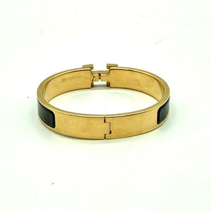 PULSERA CLIC H GOLD BLACK