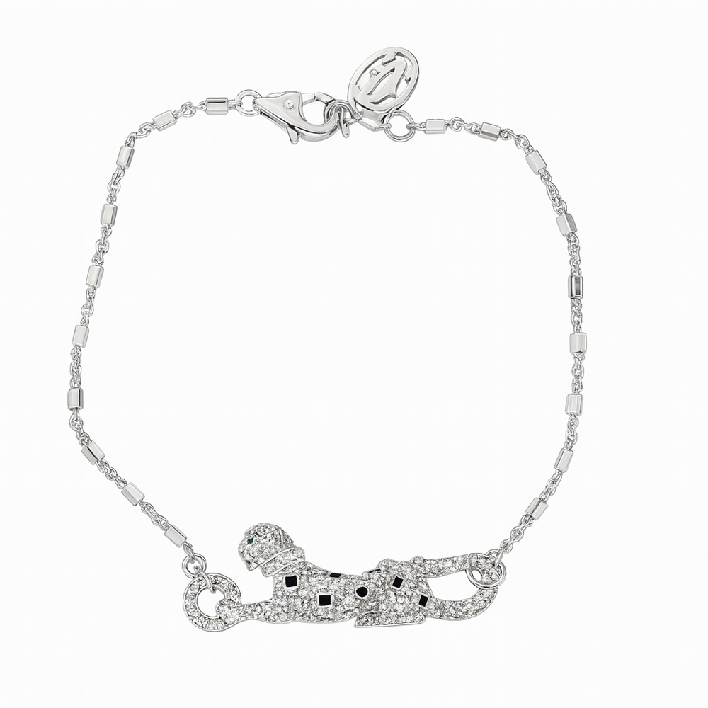 PULSERA PANTHERE SILVER C