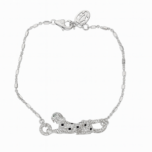 PULSERA PANTHERE SILVER C